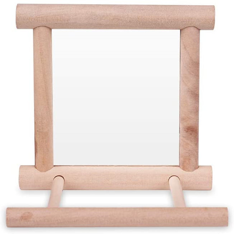 Fa 2 darabos madárkalitka játék, kis papagáj szerelmes madárkalitka hinta játék, fa madárállvány játékállvány, pangwu madárállvány