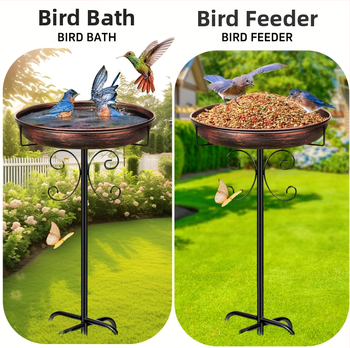 Határokon átnyúló Amazon fém talajmadáretető madárkád vas kézműves kültéri udvari nagykereskedelmi gyártó