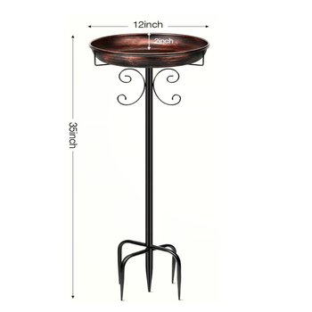 Határokon átnyúló Amazon fém talajmadáretető madárkád vas kézműves kültéri udvari nagykereskedelmi gyártó