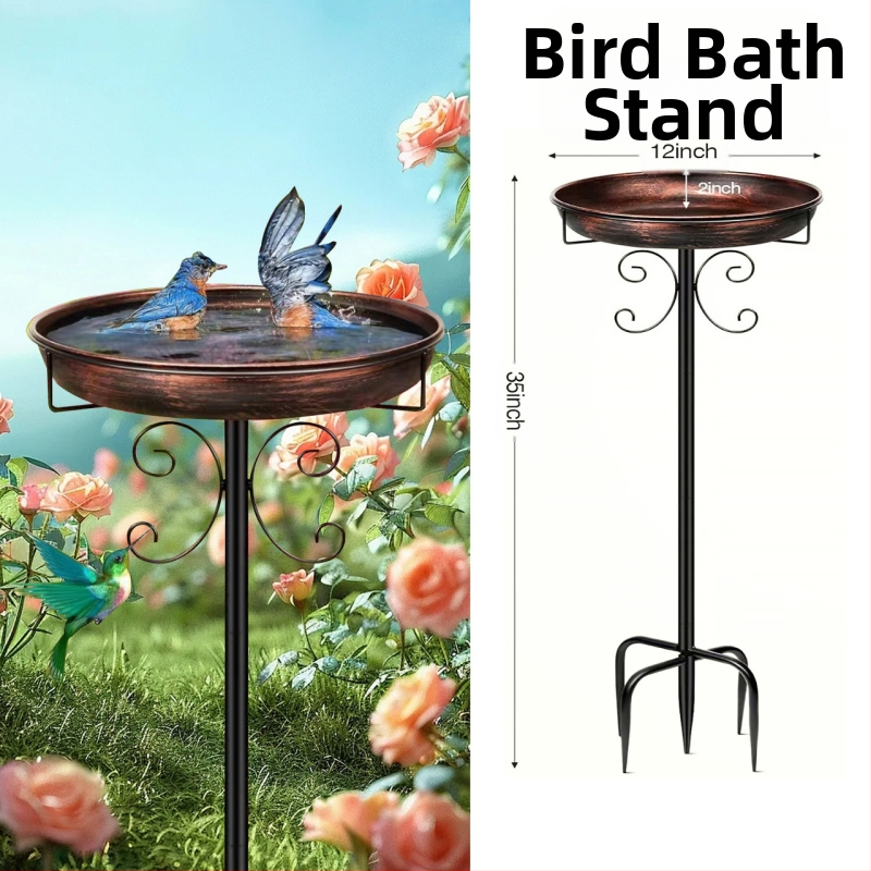 Határokon átnyúló Amazon fém talajmadáretető madárkád vas kézműves kültéri udvari nagykereskedelmi gyártó