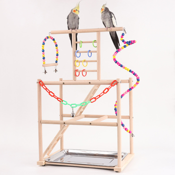 Papagoi redelalus, ronimistreppidele ronimise platvorm, papagoi mänguasi, dekompressiooni- ja igavusevastane mänguasi, küüniste jahvatamise kiik, ronimisraam