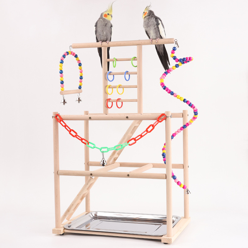 Papagoi redelalus, ronimistreppidele ronimise platvorm, papagoi mänguasi, dekompressiooni- ja igavusevastane mänguasi, küüniste jahvatamise kiik, ronimisraam