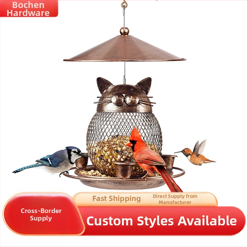 Gyárilag Egyedi Bagoly Madáretető Kültéri Ablakba, Madáretető Szivárgással és Vízelvezető Lyukkal