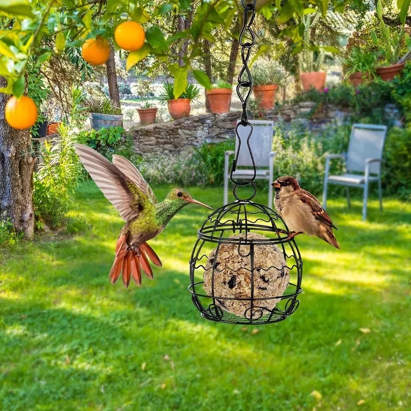 Kuummüügis välistingimustes kasutatav lindude puuri lindude söötja väliskaubanduseks, kevadel rippuv lindude söötja, aia sisehoovi söötja