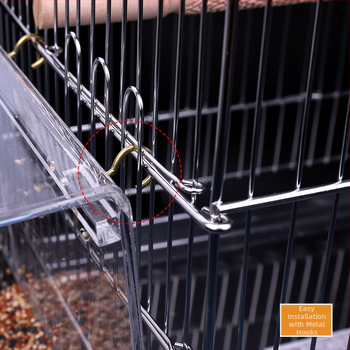 Εργοστάσιο Άμεσος Ακρυλικός Τροφοδότης για Παπαγάλους Αυτόματος Τροφοδότης για Πουλιά Αντιδιασποράς Αυτόματος Τροφοδότης για Κατοικίδια