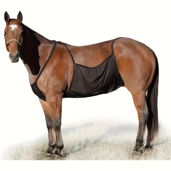 Új Lovas Kellékek, Ló Hasvédő Huzat, Kockás Lélegző Karcálló Védőháló, Ló Szúnyogcsípés Elleni Védőháló