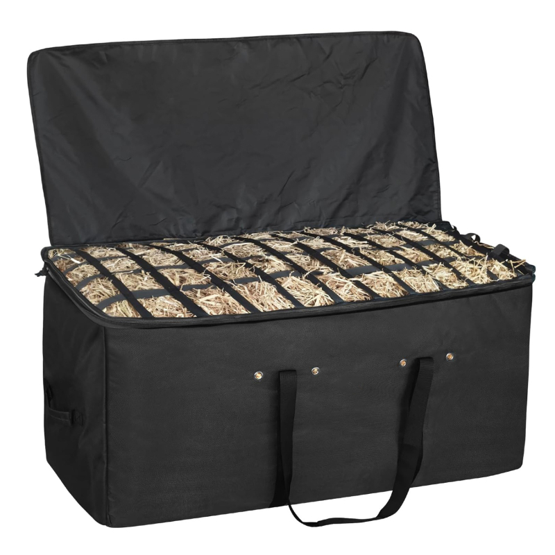 Amazon nagy kapacitású szénazsák extra nagy lószénazsák lószéna etetőzsák felső lassú etetőzsák