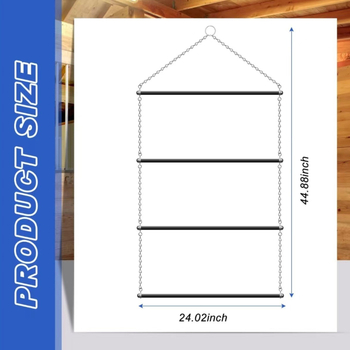 Продукти на Blue Ocean от CrossBorder на склад Стойка за подседно одеяло Стойка за подседно одеяло Стойка за подседно одеяло Висяща четирислойна регулируема стойка за подседно одеяло