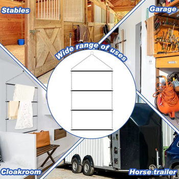 Продукти на Blue Ocean от CrossBorder на склад Стойка за подседно одеяло Стойка за подседно одеяло Стойка за подседно одеяло Висяща четирислойна регулируема стойка за подседно одеяло