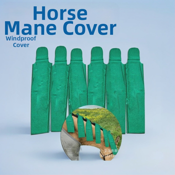 Трансграничен висококачествен защитен калъф за конска грива, ветроустойчив калъф, грижа за конската грива, ветроустойчива употреба