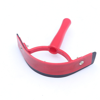 Инструмент за почистване на конска пот с кръгла дръжка, едро, гребен за изстъргване на пот, конни принадлежности, четка за коне