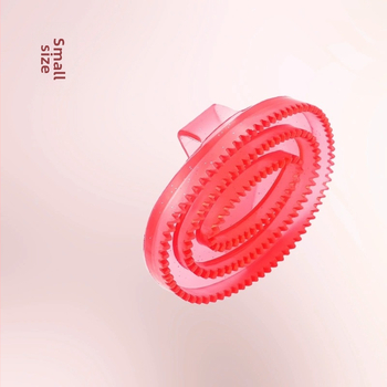 Hobuse puhastushari, lemmikloomade suplemise kummist hari, PVC materjalist hobuse fluorestseeruv massaažihari suur suurus