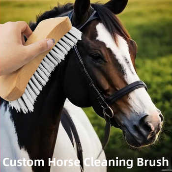 Hobusevarustuse puhastusvahendid Kõvera tüüpi rakmete kamm Puidust hobusehari Puhastushari ujuva karvaharja eemaldamiseks Rakmete tarvikud Karvaeemaldus