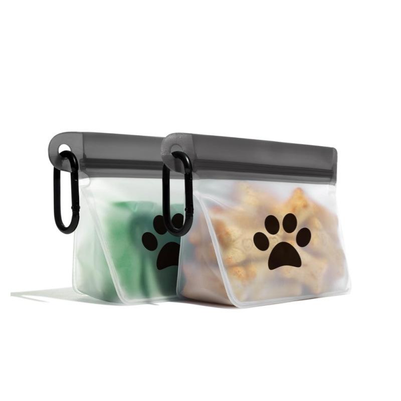 Lemmikloomatoidu hoiukott, koeratoidu ja kassitoidu hoiukott, suletud, niiskuskindel, suure mahutavusega, multifunktsionaalne kaasaskantav kott, keskkonnasõbralik ja kaasaskantav