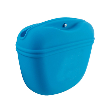 Gyárilag közvetlen szilikon uzsonnászsák kutyaeledel-zsákból uzsonnászsák kiképző övtáska kültéri kutyakiképző táska nyomtatható