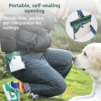 Φορητή τσάντα αποθήκευσης σνακ για σκύλους σε διασυνοριακό επίπεδο για περπάτημα στη μέση του σκύλου που κρέμεται από τη μεγάλη χωρητικότητα, τσάντα τροφής για σκύλους για γάτες, τσάντα τροφής για σκύλους