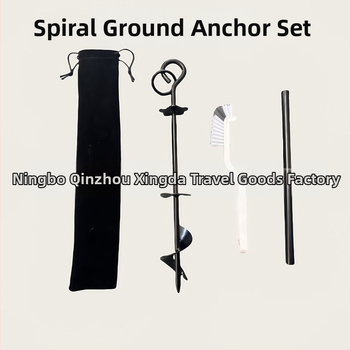 Xingda kültéri kemping stílusú sátortető földi szögek kemping stílusú spirálfúrófej földi horgony hegyes szög rögzítő készlet