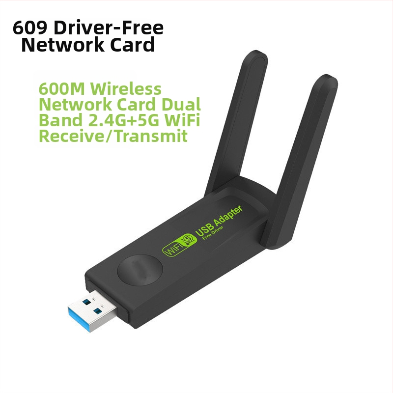 Placă de rețea wireless de 1300m Gigabit cu dublă frecvență 5G, fără driver, pentru computer, cu receptor USB WiFi, transmițător, placă de rețea USB