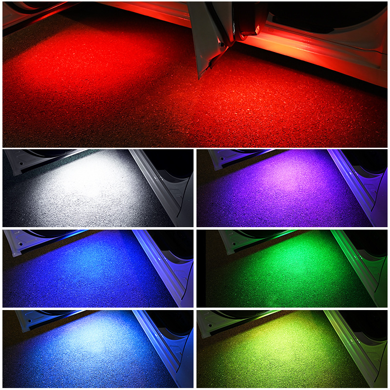 Automobilio įspėjamasis žibintas, susidūrimo prevencijos žibintas, laidų nereikalaujantis durų apšvietimas, spalvingas mirksintis LED aplinkos apšvietimas, laidų nereikalaujantis dizainas