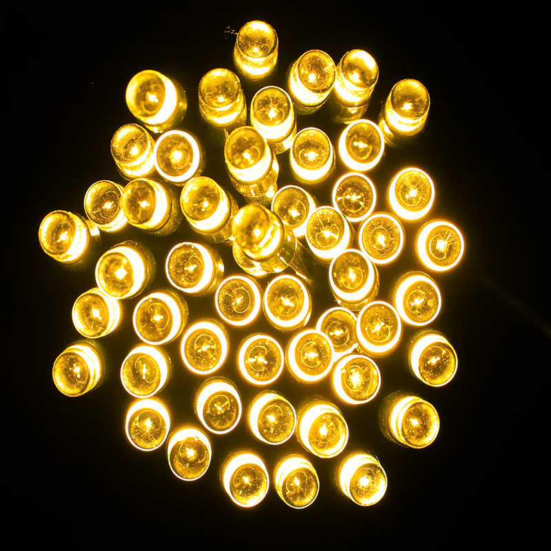 Gamyklinės didmeninės saulės girliandų girliandos Kalėdinės dekoratyvinės girliandos lauko vandeniui atsparios girliandos LED girliandų atmosferos girliandos