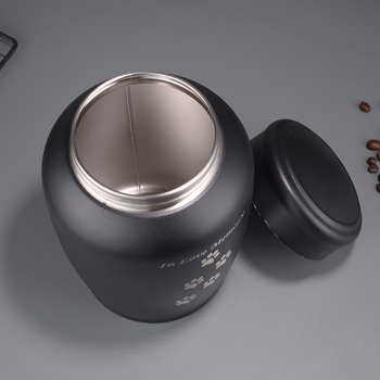 S8N pārrobežu Amazon mājdzīvnieku kaķu un suņu metāla noslēgta mitrumizturīga urna bēru piederumiem, sabiezināts nerūsējošā tērauda kauls