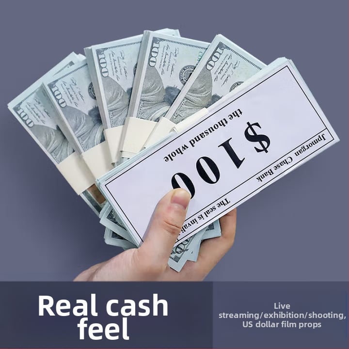 Arhivele Sanyi 100 USD - Simulare specifică practicii - Recuzită - Practică bancnote - Cupon - Practică bancnote - Simulare monede - Dolari americani