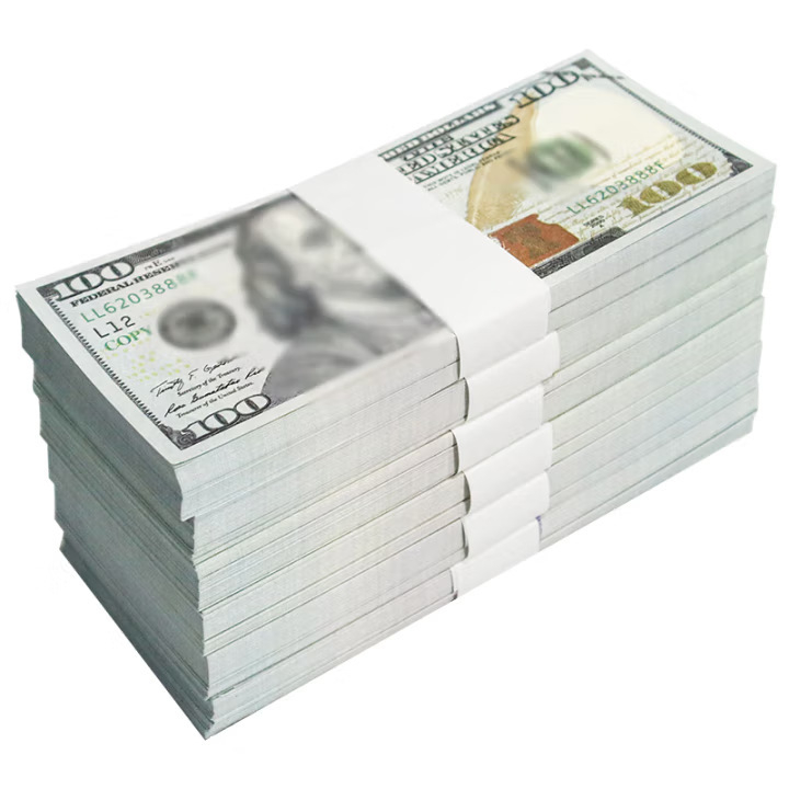 Sanyi arhiiv 100 USA dollari harjutusspetsiifiline simulatsioonirekvisiidid Pangatähtede harjutus Kupongiharjutus Pangatähtede harjutus Mündisimulatsioon USA dollarites