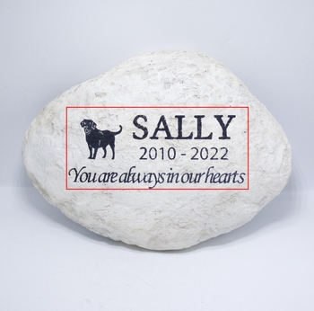 „Amazon“ asmeniniai lazeriu UV spausdinti atminimo augintinio antkapio lauko sodo sodo dervos papuošalai