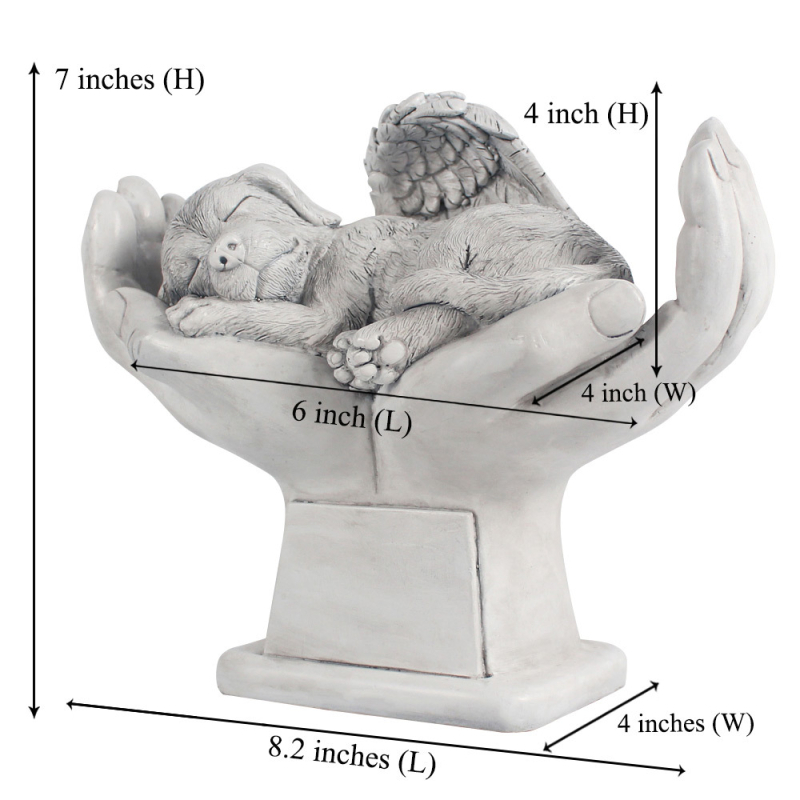 Tarpvalstybinis graviruotas naminio šuns atminimo akmuo, antkapinis paminklas lauko sodo kiemo dervos amatų dekoravimo papuošalai