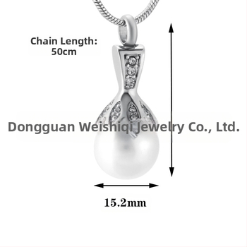 ebay karsti pārdodama piemiņas radinieku pelnu kaklarota sudraba pērļu kaklarota pelnu zārka kulons smaržu pudeles rotaslietas