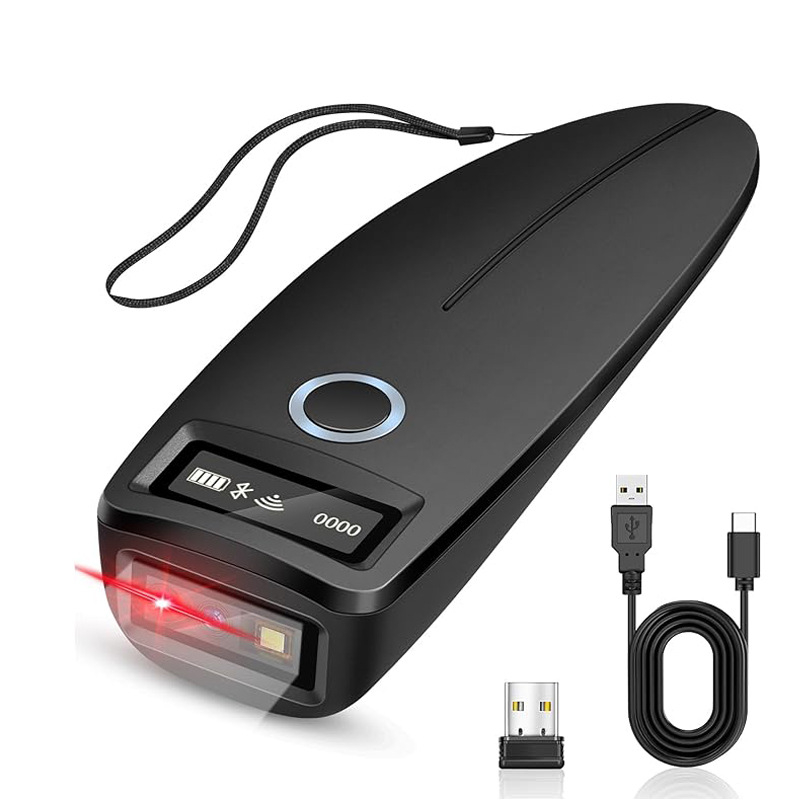 Väliskaubanduse eksport W7 Bluetooth-skannerpüstol kahemõõtmelise koodi traadita skannerpüstol supermarketi logistika ekspress QR-skanner