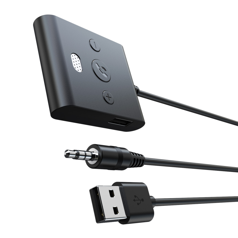 Automašīnas Bluetooth adapteris 3,5 mm audio klausīšanās audio kabelis, uztveršanas adapteris 5,4 HD brīvroku zvanu AUX/