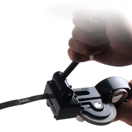 Подходяща за етикетираща машина DYMO M1011/M11, специална стоманена лента 32500/35800, метална релефна етикетна лента