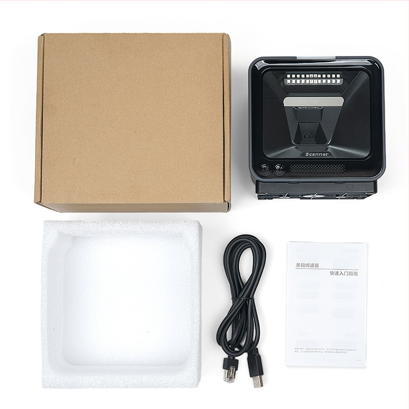 Dongwei MP7600L 2D платформа за сканиране на баркодове, аптека, супермаркет, касов апарат, скенер за код, сканиране на платежна кутия