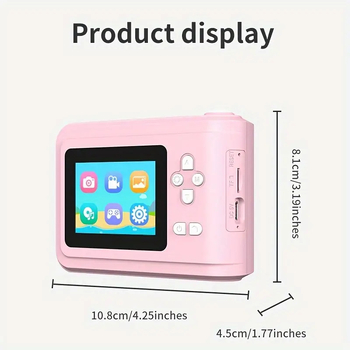 Pārrobežu jauna augstas izšķirtspējas bērnu drukāšanas kamera, kas drukā fotoattēlu videospēļu daudzfunkcionālu ierīci