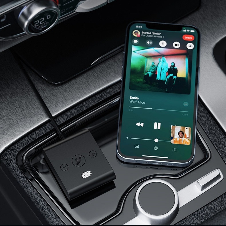 Automašīnas Bluetooth uztvērējs 3,5 mm Bluetooth mūzikas uztvērējs 5,4 HD brīvroku zvanu automašīnas U diska atskaņotājs