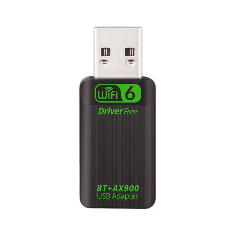 Placă de rețea wireless WiFi6 fără driver AX900M Bluetooth, adaptor Bluetooth 5.4 pentru computer desktop, receptor de rețea USB