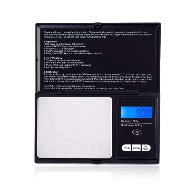 Tiesioginės gamyklinės mini juvelyrinės elektroninės svarstyklės 0,01 g svarstyklių kišeninės virtuvės elektroninės svarstyklės