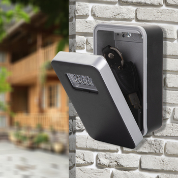 Piiriülene uue toote paigaldusvaba suure mahutavusega välisukse parooliga võtmekarp veekindla kaanega võtmekarp parooliga