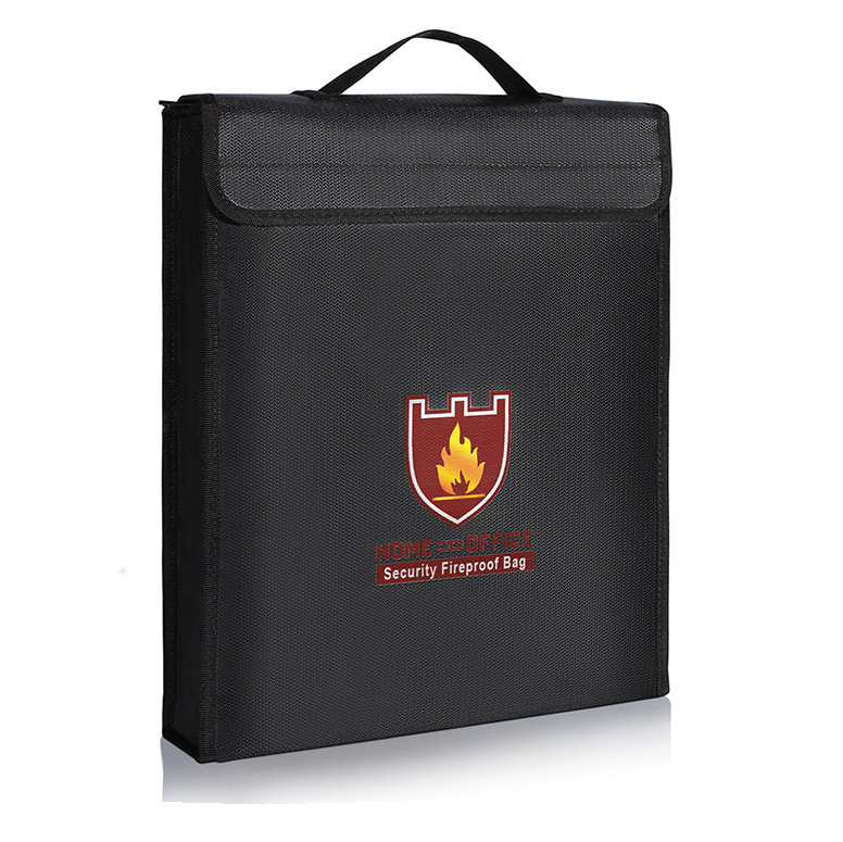 Kahepoolne tulekindel kolmemõõtmeline kaasaskantav failikott tulekindel kott kõrge temperatuuriga veekindel plahvatuskindel majapidamiskott tulekindel kott