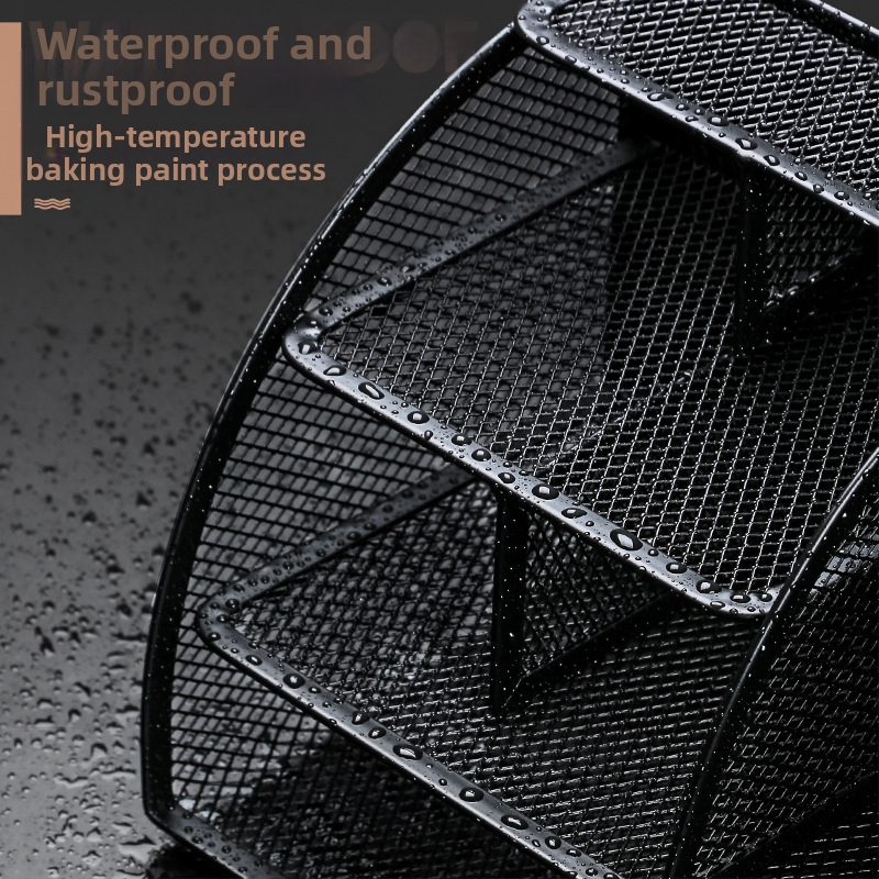 Multifunkčný držiak na perá Deli 9200, úložný box, držiak na perá, kovový sieťovaný držiak na perá, kancelárske potreby