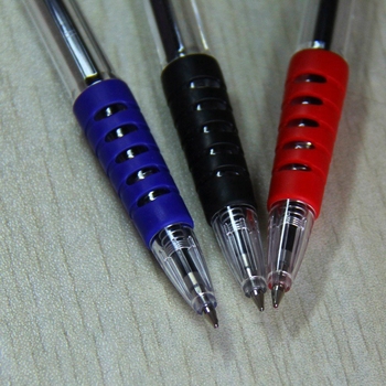 Tianfeng 577 toruga külghüppega plastmassist pastapliiats läbipaistev pastakas 0,7 mm hulgimüügis 50/toru