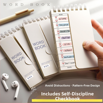 Anglų kalbos žodyno įsiminimo knyga „Ebbinghaus“ gali apimti mažus sąsiuvinius, nešiojamus mažus sąsiuvinius magistrantūros stojamųjų egzaminų vidurinių mokyklų mokiniams