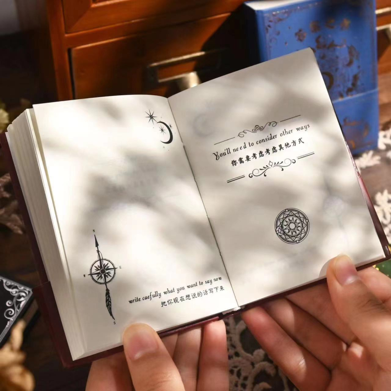 Varázslatos válaszkönyv élet válaszkönyv kétségeket megoldó elmejáték kínai és angol jóslókönyv születésnapi ajándék