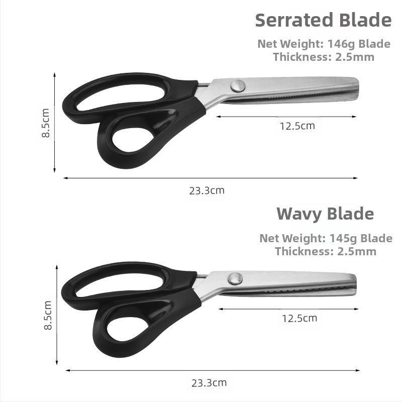 на склад едро зъболекарски ножици за плат триъгълни кучешки зъби назъбени шивашки ножици ръчни дантели ножици дъгова вълна