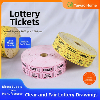 Tootjad toodavad kokkupandavaid mängupiletite rulle, järjekorranumbritega piletipaberit, loteriipileteid