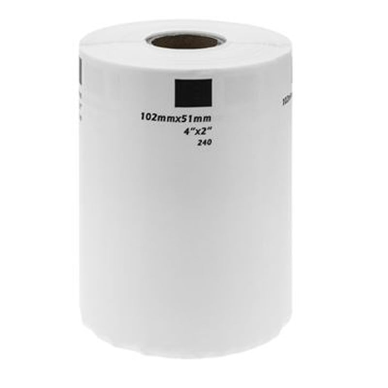 DK-11240 háromrétegű hőszigetelő matricanyomtató papírszalag 102 mm * 51 mm * 600 lap