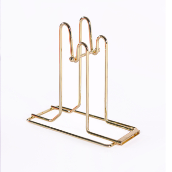 Metallist piletiriiul loteriiriiul piletiriiuli hoidik kullatud messingist riiul loteriipiletiriiul