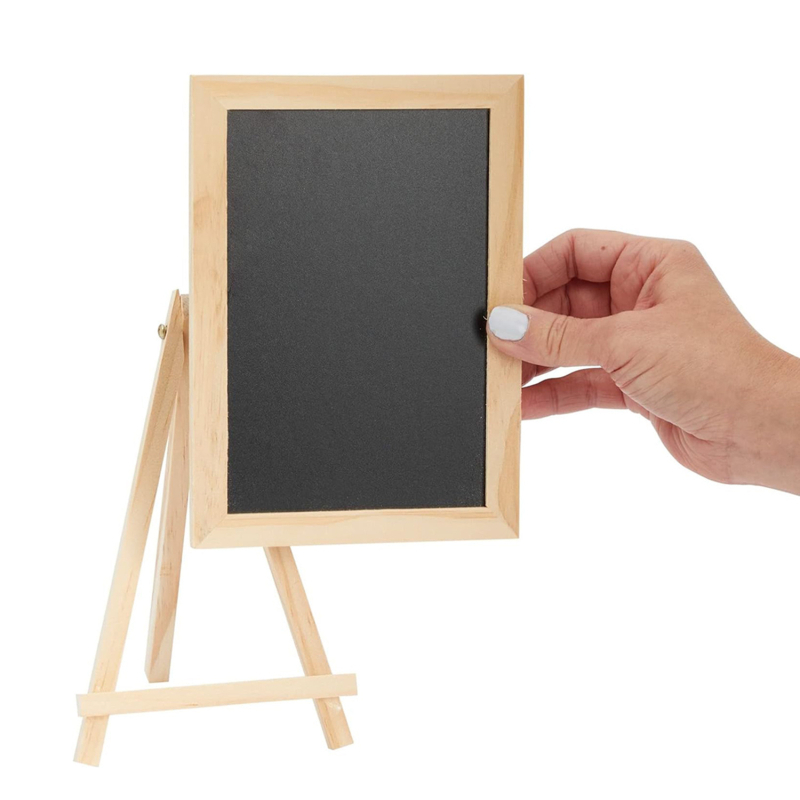 Pārrobežu radoša maza koka tāfele, mācību krīta rakstīšanas tāfele, bērnu zīmēšanas tāfele, kafijas piena tējas veikala ēdienkartes displejs