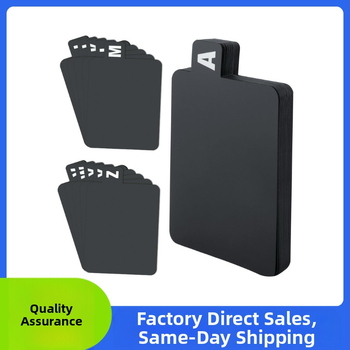 sandėlyje didmeninė prekyba tarpvalstybiniai sprogimai PpA-Z raidžių skirtukas juodas įrašų saugojimo skirtukas indekso kortelės klasifikacija